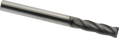 Niagara Cutter - 3/16", 4 Flute, Single End, Solid Carbide, 0.02" Corner Radius End Mill - 2" OAL, 30° Helix, Right Hand Flute, 5/8" LOC, Right Hand Cut - Eagle Tool & Supply