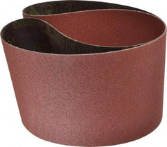 3M - 6" Wide x 48" OAL, 60 Grit, Ceramic Abrasive Belt - Ceramic, Medium, Coated, YN Weighted Cloth Backing, Wet/Dry, Series 963G - Eagle Tool & Supply