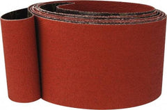 3M - 3" Wide x 132" OAL, 60 Grit, Ceramic Abrasive Belt - Ceramic, Medium, Coated, YF Weighted Cloth Backing, Wet/Dry, Series 777F - Eagle Tool & Supply