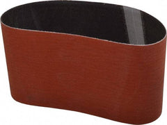 3M - 3" Wide x 10-11/16" OAL, 120 Grit, Ceramic Abrasive Belt - Ceramic, Fine, Coated, Y Weighted Cloth Backing, Wet/Dry, Series 777F - Eagle Tool & Supply