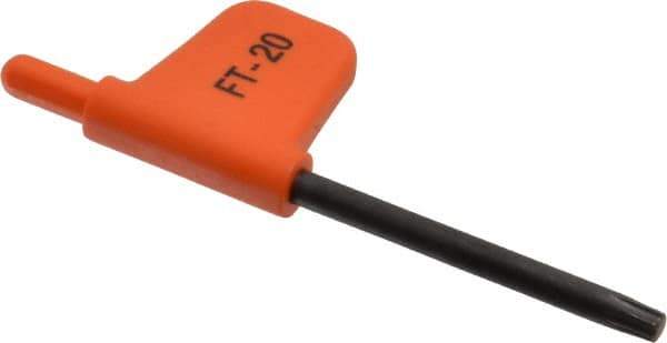 Kennametal - T20 Torx Drive, Flag Handle Driver for Indexable End Mills - Compatible with Insert Screws - Eagle Tool & Supply