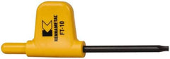 Kennametal - T10 Torx Drive, Flag Handle Driver for Indexable Tools - Eagle Tool & Supply