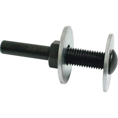Dynabrade - 1/4" Max Diam, Abrasive Disc Mandrel - 1/4" Shank Diam - Eagle Tool & Supply