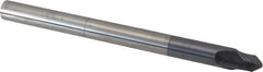 Accupro - 5/16" Diam, 5/16" LOC, 2 Flute Solid Carbide Ball End Mill - AlTiN Finish, Single End, 4" OAL, 5/16" Shank Diam, Spiral Flute - Eagle Tool & Supply