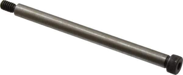 Value Collection - 5/16" Shoulder Diam x 4" Shoulder Length, 1/4-20 UNC, Hex Socket Shoulder Screw - 4140 Alloy Steel, Uncoated, 7/32" Head Height x 7/16" Head Diam - Eagle Tool & Supply