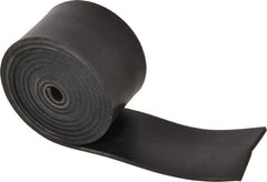 Made in USA - 1/8" Thick x 2" Wide x 60" Long, Neoprene Rubber Strip - Stock Length, 40 Shore A Durometer, 1,000 to 1,200 psi Tensile Strength, -40 to 212°F, Black - Eagle Tool & Supply