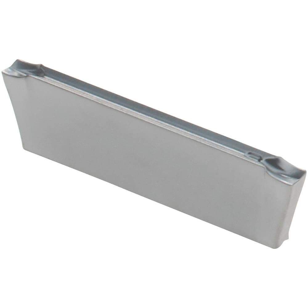 Iscar - DGN1402 IC354 Grade, 0.0551" Cutting Width, Carbide Cutoff Insert - Neutral Lead Angle, 0.0063" Cnr Rad, TiCN Coated, Double End - Eagle Tool & Supply
