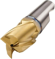 Seco - MM16 E06 Grade F30M Carbide End Milling Tip Insert - 3 Flutes, 0.787" Cutting Diam, 0.59" Depth of Cut, 0.793" Extension, 30° Helix - Eagle Tool & Supply
