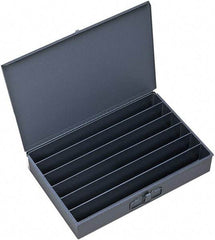 Durham - 18 Inches Wide x 3 Inches High x 12 Inches Deep Compartment Box - Steel , 6 Compartments - Eagle Tool & Supply