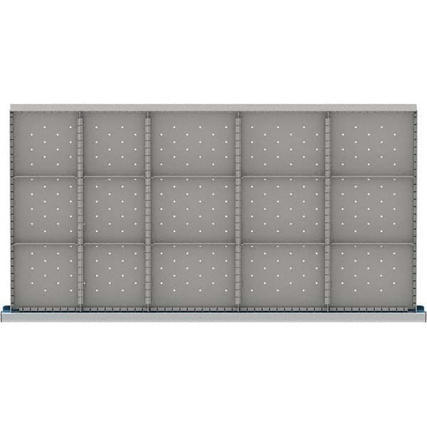 LISTA - 15-Compartment Drawer Divider Layout for 3.15" High Drawers - Eagle Tool & Supply