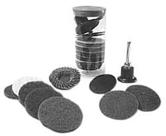 Made in USA - 1 Piece, 36, 60 Grit, 2" Disc Diam, Abrasive Disc Kit - Very Coarse, Medium Grade - Eagle Tool & Supply