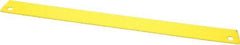 Starrett - 12" Long, 10 Teeth per Inch, Bi-Metal Power Hacksaw Blade - Toothed Edge, 1-1/8" Wide x 0.05" Thick - Eagle Tool & Supply