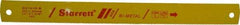 Starrett - 14" Long, 10 Teeth per Inch, Bi-Metal Power Hacksaw Blade - Toothed Edge, 1-3/8" Wide x 0.062" Thick - Eagle Tool & Supply