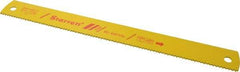 Starrett - 14" Long, 6 Teeth per Inch, Bi-Metal Power Hacksaw Blade - Toothed Edge, 1-5/8" Wide x 0.075" Thick - Eagle Tool & Supply