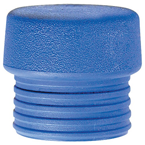 Split Head Mallet Face 1.5″ Soft Shore Hardness 21-D, Blue, TPE - Eagle Tool & Supply