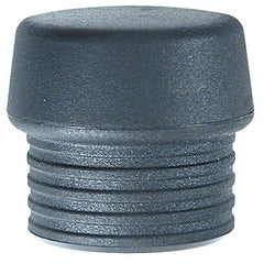 Split Head Mallet Face 2″ Med Soft Shore Hardness 45-D, Black, Latex Rubber - Eagle Tool & Supply