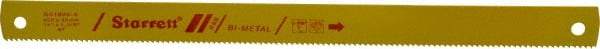 Starrett - 18" Long, 6 Teeth per Inch, Bi-Metal Power Hacksaw Blade - Toothed Edge, 1-3/8" Wide x 0.062" Thick - Eagle Tool & Supply