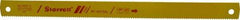 Starrett - 18" Long, 6 Teeth per Inch, Bi-Metal Power Hacksaw Blade - Toothed Edge, 1-3/8" Wide x 0.062" Thick - Eagle Tool & Supply