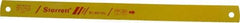 Starrett - 18" Long, 10 Teeth per Inch, Bi-Metal Power Hacksaw Blade - Toothed Edge, 1-3/8" Wide x 0.062" Thick - Eagle Tool & Supply