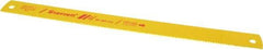 Starrett - 18" Long, 6 Teeth per Inch, Bi-Metal Power Hacksaw Blade - Toothed Edge, 1-5/8" Wide x 0.075" Thick - Eagle Tool & Supply