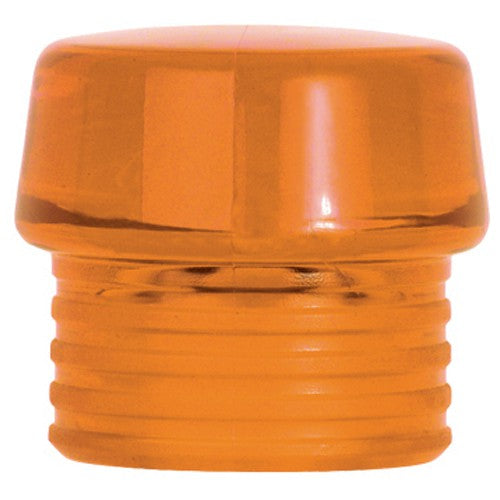 Split Head Mallet Face 1.2″ Hard, Shore Hardness 72-D, Orange, Cell Acetate - Eagle Tool & Supply