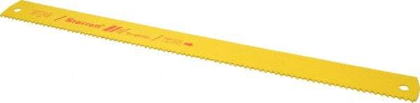 Starrett - 21" Long, 4 Teeth per Inch, Bi-Metal Power Hacksaw Blade - Toothed Edge, 1-7/8" Wide x 0.088" Thick - Eagle Tool & Supply