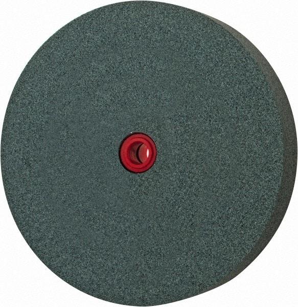 Norton - 60 Grit Silicon Carbide Bench & Pedestal Grinding Wheel - 10" Diam x 1-1/4" Hole x 1-1/2" Thick, 2485 Max RPM, I Hardness, Medium Grade , Vitrified Bond - Eagle Tool & Supply