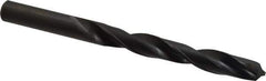 Hertel - 39/64" 118° High Speed Steel Jobber Drill - Oxide Finish, Right Hand Cut, Spiral Flute, Straight Shank, 7-1/8" OAL, Standard Point - Eagle Tool & Supply
