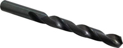 Hertel - 5/8" 118° High Speed Steel Jobber Drill - Oxide Finish, Right Hand Cut, Spiral Flute, Straight Shank, 7-1/8" OAL, Standard Point - Eagle Tool & Supply