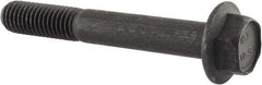 Value Collection - M10x1.50 Metric Coarse, 70mm Length Under Head, Hex Drive Flange Bolt - 35mm Thread Length, Grade 10.9 Alloy Steel, Smooth Flange, Phosphate & Oil Finish - Eagle Tool & Supply