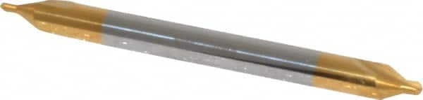 Hertel - #1 Plain Cut 60° Incl Angle Solid Carbide Combo Drill & Countersink - Eagle Tool & Supply