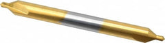 Hertel - #2 Plain Cut 60° Incl Angle Solid Carbide Combo Drill & Countersink - Eagle Tool & Supply
