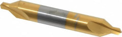 Hertel - #4 Plain Cut 60° Incl Angle Solid Carbide Combo Drill & Countersink - Eagle Tool & Supply
