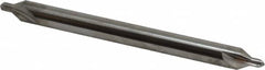 Hertel - #6 Plain Cut 60° Incl Angle Solid Carbide Combo Drill & Countersink - Eagle Tool & Supply