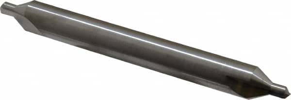 Hertel - #7 Plain Cut 60° Incl Angle Solid Carbide Combo Drill & Countersink - Eagle Tool & Supply