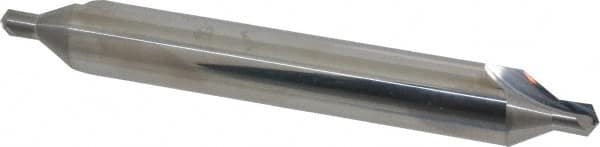 Hertel - #8 Plain Cut 60° Incl Angle Solid Carbide Combo Drill & Countersink - Eagle Tool & Supply