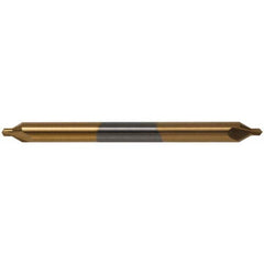 Hertel - #5 Plain Cut 60° Incl Angle Solid Carbide Combo Drill & Countersink - Eagle Tool & Supply