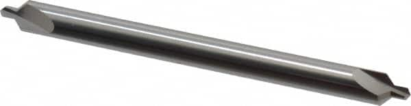 Hertel - #4 Plain Cut 90° Incl Angle Solid Carbide Combo Drill & Countersink - Eagle Tool & Supply