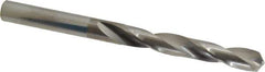 Hertel - Letter K 118° Solid Carbide Jobber Drill - Bright Finish, Right Hand Cut, Spiral Flute, Straight Shank, 3-1/2" OAL, Standard Point - Eagle Tool & Supply