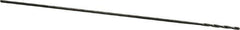 Hertel - #79 118° Solid Carbide Jobber Drill - Bright Finish, Right Hand Cut, Spiral Flute, Straight Shank, 3/4" OAL, Standard Point - Eagle Tool & Supply