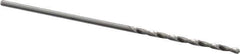 Hertel - #65 118° Solid Carbide Jobber Drill - Bright Finish, Right Hand Cut, Spiral Flute, Straight Shank, 1-1/8" OAL, Standard Point - Eagle Tool & Supply
