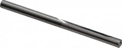 Hertel - #30, 0.1285", 140° Point, Solid Carbide Straight Flute Drill Bit - Eagle Tool & Supply