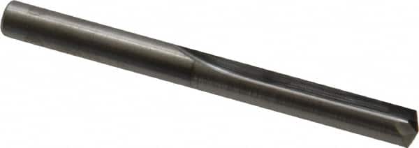 Hertel - #4, 0.209", 140° Point, Solid Carbide Straight Flute Drill Bit - Eagle Tool & Supply