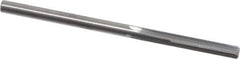 Hertel - 1/8" Solid Carbide 4 Flute Chucking Reamer - Straight Flute, 1/8" Straight Shank, 5/8" Flute Length, 2-1/4" OAL - Eagle Tool & Supply