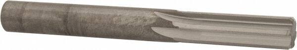 Hertel - 25/64" Solid Carbide 6 Flute Chucking Reamer - Straight Flute, 25/64" Straight Shank, 1-1/4" Flute Length, 3-1/2" OAL - Eagle Tool & Supply