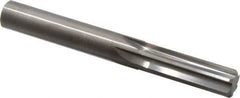 Hertel - 31/64" Solid Carbide 6 Flute Chucking Reamer - Straight Flute, 31/64" Straight Shank, 1-1/2" Flute Length, 4" OAL - Eagle Tool & Supply