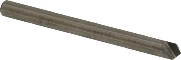 Hertel - 1/8" Head Diam, 1/8" Shank Diam, 1 Flute 100° Solid Carbide Countersink - Eagle Tool & Supply
