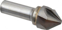 Hertel - 1-1/4" Head Diam, 3/4" Shank Diam, 6 Flute 90° Solid Carbide Countersink - Eagle Tool & Supply