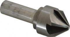 Hertel - 1-1/2" Head Diam, 3/4" Shank Diam, 6 Flute 90° Solid Carbide Countersink - Eagle Tool & Supply