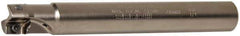 Seco - 3/4" Cut Diam, 0.433" Max Depth of Cut, 3/4" Shank Diam, 5.91" OAL, Indexable Square Shoulder End Mill - XO.X 1204.. Inserts, Cylindrical Shank, 90° Lead Angle, Through Coolant, Series Super Turbo - Eagle Tool & Supply